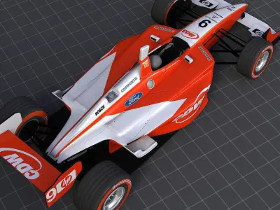 2006 Champ Car CDW-RuSport Team 3D model