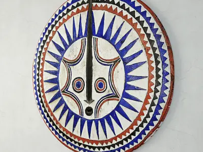 Bwa Sun Mask 3D model