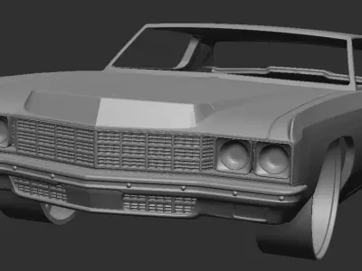 Chevrolet Impala 1973 3D print model