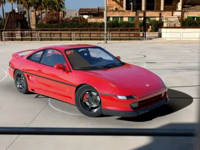 Toyota MR2 SW20 Rev2 Low-poly 3D model