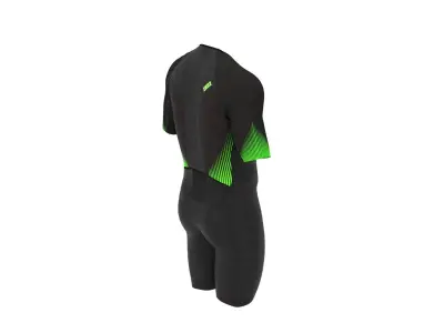 Mens Aero Sleeved Tri Suit 3D model