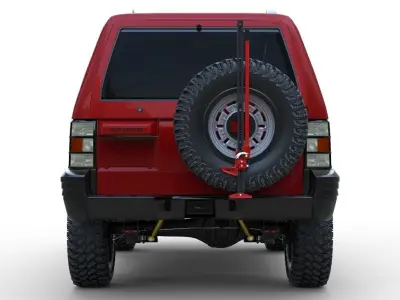 Mitsubishi Pajero 2008 3D model