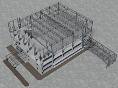 Building structure 2304 3D model