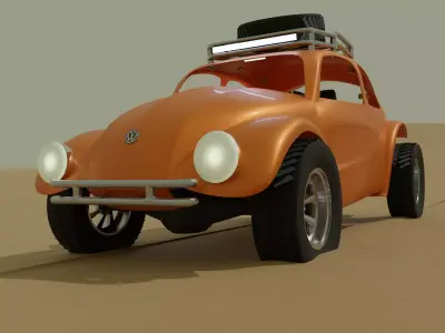 Vw Beetle Bajabug 3D model