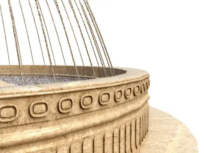 Classic Garden Fountain - Water Feature 3D model