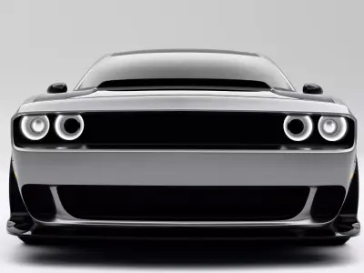 Dodge Challenger SRT DEMON SDC Low-poly 3D model