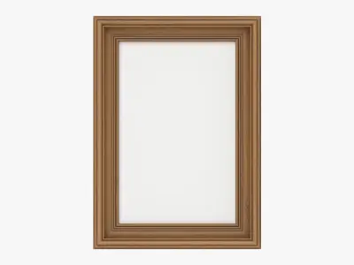 Frame portrait with picture 01 3D model