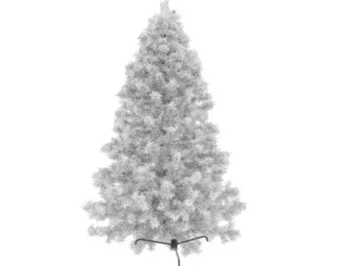 Christmas White Tree 3D model