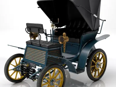 Fiat 3-5 HP 1899 3D model
