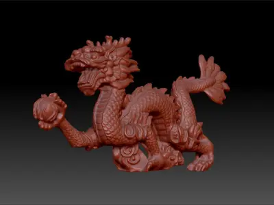 Dragon for jewelry - Dragon for ring - Dragon for pendant  3D print model