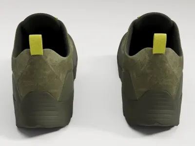 Sneakers Katharina ROA military Low-poly 3D model