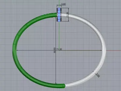 Bracelets sizes 20 3D print model