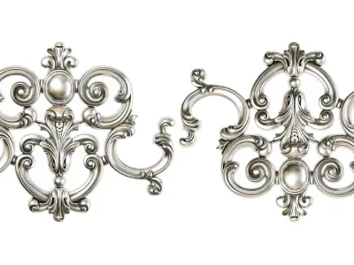 Classic carved 217 3D model