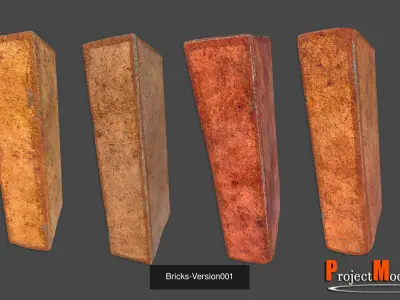 Bricks package-Version001 3D Model Collection