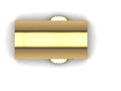 Lock bracelet or necklace clasp 3D print model  3D print model