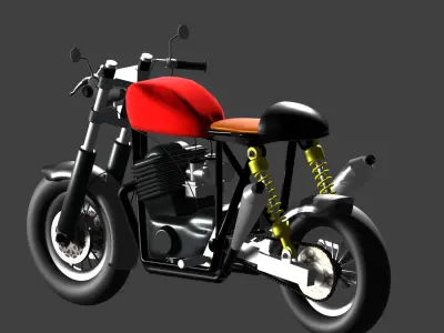 my caferacer bike 3D model