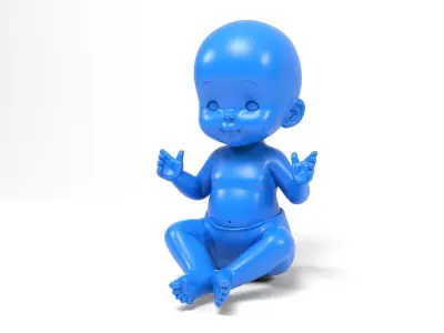 Baby figurine 3D print model