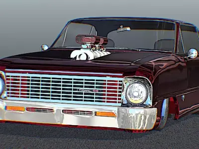 66 Nova Pro Street - High Poly 3D model