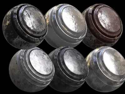 100 Professional High Quality Metal Smart Materials BUNDLE Texture