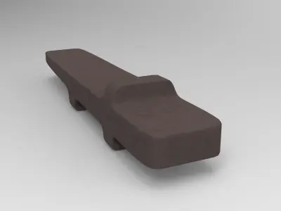 Crocodile Decor Low-poly 3D model