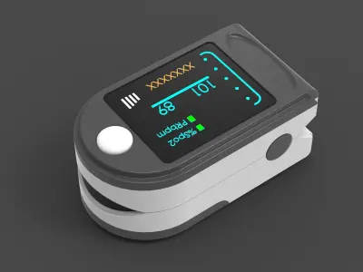 Pulse oximeter  3D print model