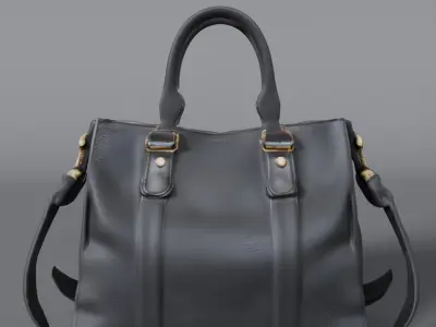 leather bag 3D model
