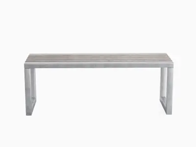 Outdoor Bench V 02 03 Low-poly 3D model