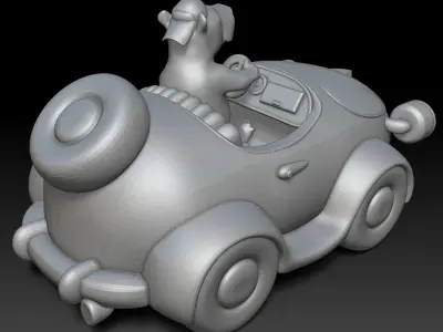 Capybara pulling up  3D print model