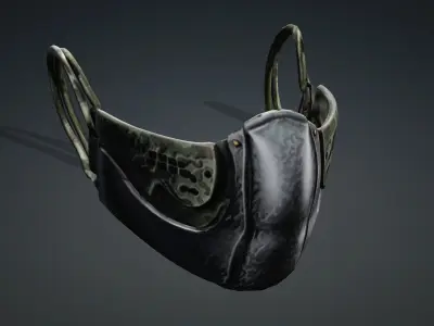 Camo Mask PBR 4k Low-poly 3D model