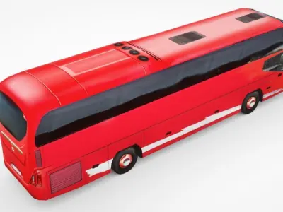 Bus V3 Low-poly 3D model