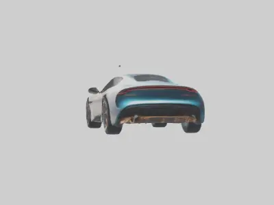 Electric Luxury Sports Car model 3D model