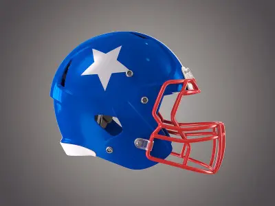 Football Helmet 3D model