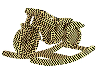 Leanne Ford Motorcycle Ride On 3D model