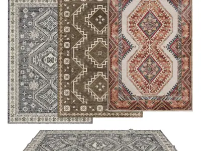 Rugs No 427 Low-poly 3D model