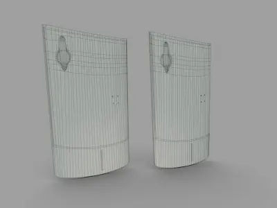 Improvised Shield Free low-poly 3D model