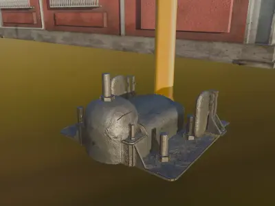 Railway Scenery Pack Low-poly 3D model