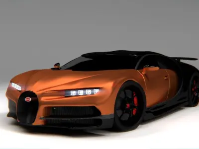 Andrew Tate Buggati 3D model