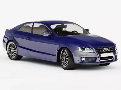 Audi A 5 audi coupe 3D model