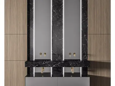 Luxury Bathroom 137 3D model