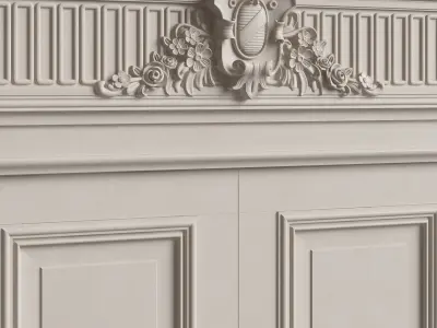 Classic Doors 01 3D model