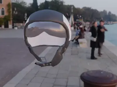 helmet HEMLET  Low-poly 3D model