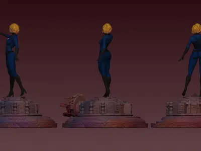 QUARTETO FANTASTICO SUE 3D print model