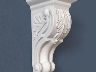 Decorative Corbel 3D model 6