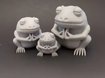 Toad Sage Statue Free 3D print model