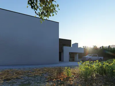MODERN HOUSE 1 3D model