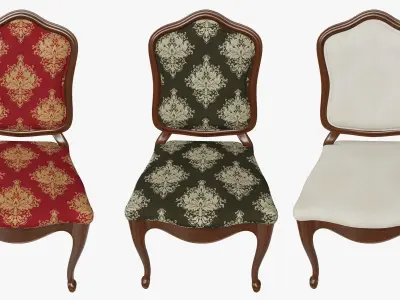 Classic chair 01 3D model