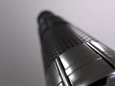 Flashlight A GameReady camera lens Free low-poly 3D model