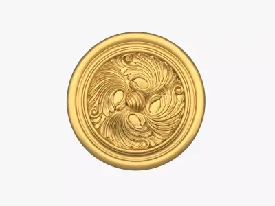 Classic decor ornament 261 3D model