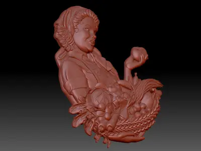 Woman 3D print model