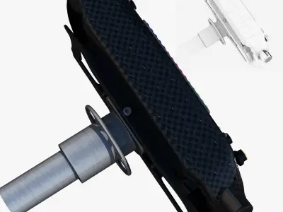 C35 Steering Wheel Low-poly 3D model